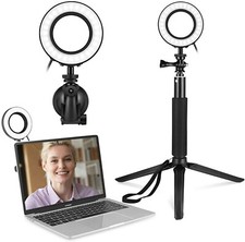 Video Conference Lighting Kit with Tripod Stand Suction Cup