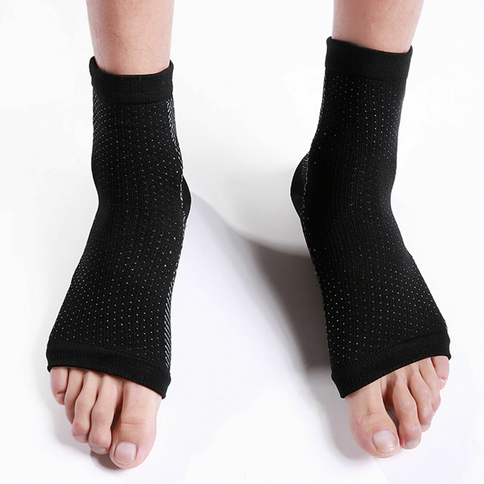 2x Plantar Foot Ankle Arch Fasciitis Compression Socks Heel Pain Relief Support 616932073878 eBay