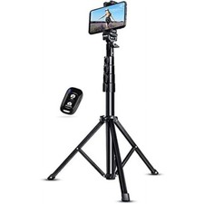 UBeesize 51" Extendable Tripod Stand with Bluetooth Remote for iPhone Android