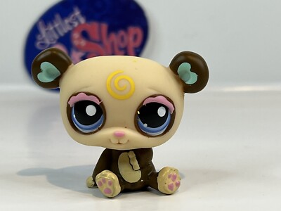 Peluche Littlest Pet Shop Panda Hasbro - 20 Cm - Année 2009 - Occasion En Très Bon état