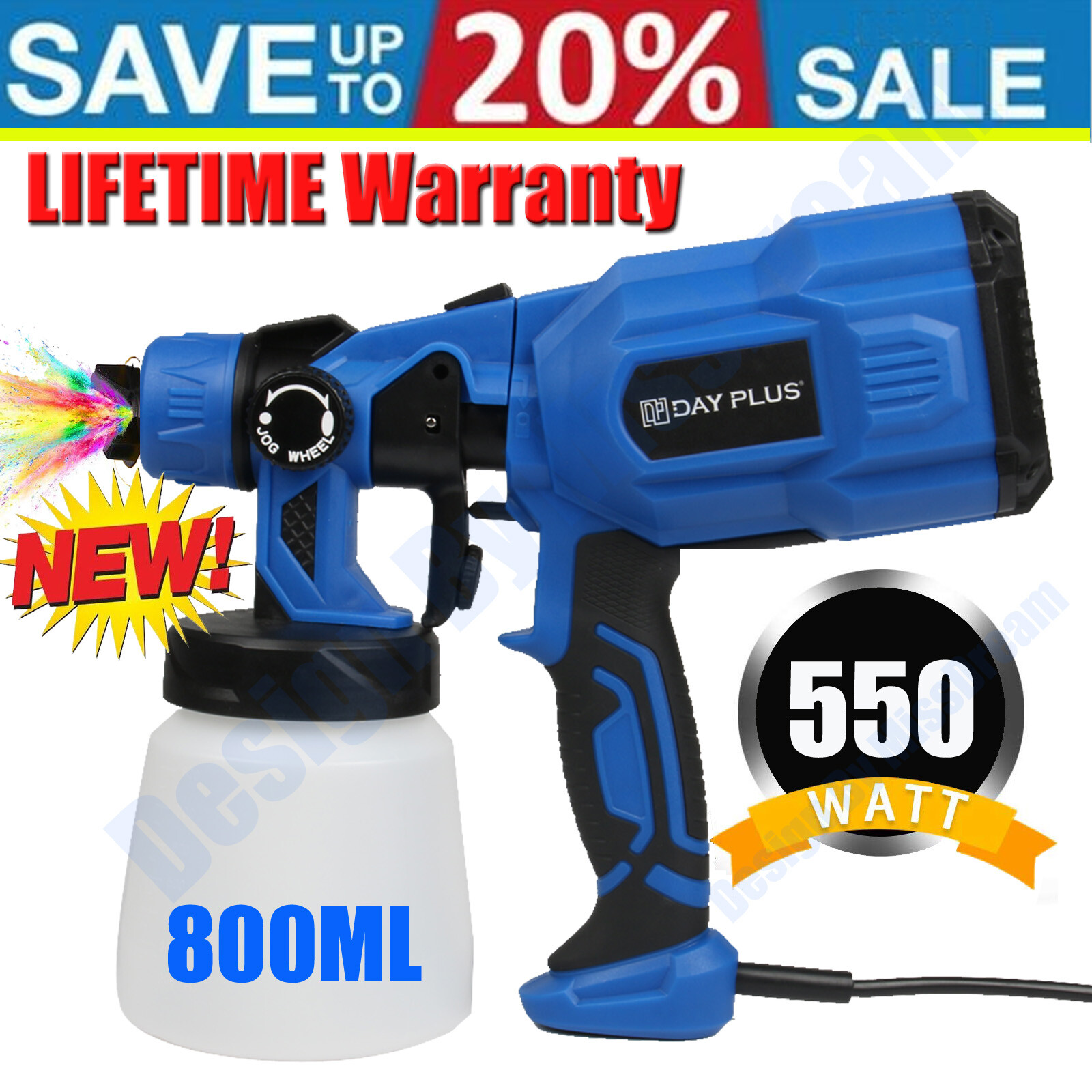 Paint Sprayer Gun Airless Wagner Electric 550W Auto Outdoor Wall