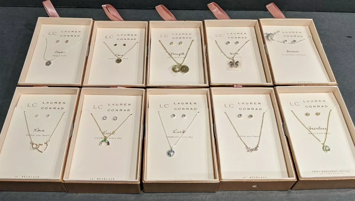 LC: Lauren Conrad: Necklace & Earring Set: 10 Styles To Choose