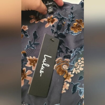 evenings with you dark teal floral velvet asymmetrical dress Lulus Evenings With You Floral Velvet Cocktail Dress in Dark Teal Floral at Nordstrom, Size X-Small