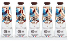 Yves Rocher Coconut Nourishing Hand Cream Set of 5 Tubes