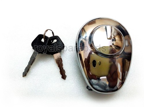 Bouchon De Réservoir à Essence Chromé Avec Serrure Pour Suzuki SJ410, SJ413, Samurai, Jimny - Acier