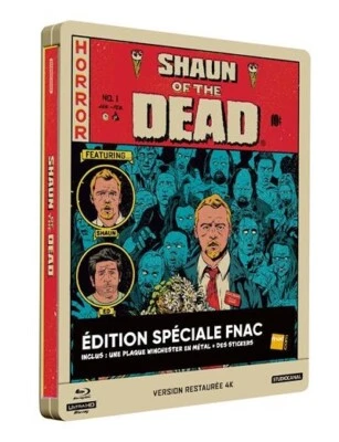 Shaun Of The Dead Édition Spéciale Limitée Fnac Steelbook Blu-ray 4K Ultra HD - Photo 1/2