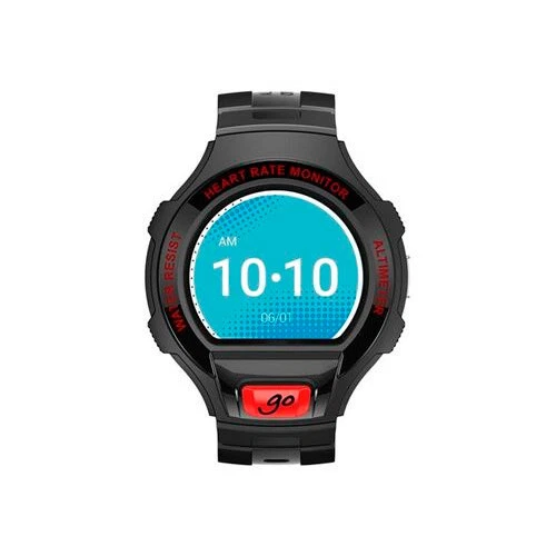 Alcatel Onetouch Go Watch Smartwatch negro/rojo Usado **Sin embalaje original**, foto 2 de 4
