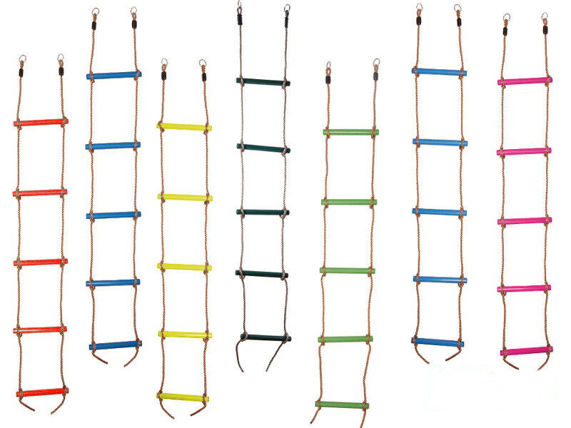 Escalera de Punto Con 5 Kunststoffsprossen, Escalar Torre Área Juegos