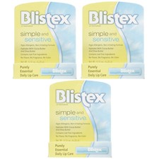 3 Pack Blistex Simple And Sensitive Lip Moist...
