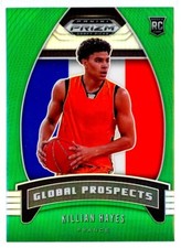 Killian Hayes 2020 Prizm Global Prospects GREEN REFRACTOR #96 Pistons Rookie RC