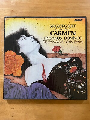 Bizet CARMEN Georg SOLTI Domingo Te Kanawa London 3x LP Box Set Sealed MINT