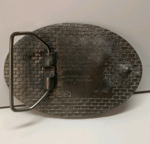 Vtg National Western Stock show 1986 80th Annual Belt Buckle 121/750 Limited Ed. - Picture 2 of 3