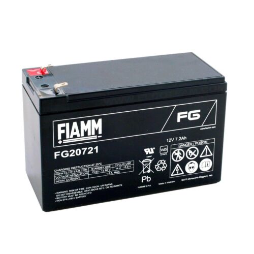 Fiamm FG20721 Batteria al piombo ricaricabile 12V 7,2Ah faston 4,8mm FIAMM - Foto 1 di 1