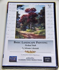 Johnnie Liliedahl: Basic Landscape Painting, Forked Path - Art Instruction DVD