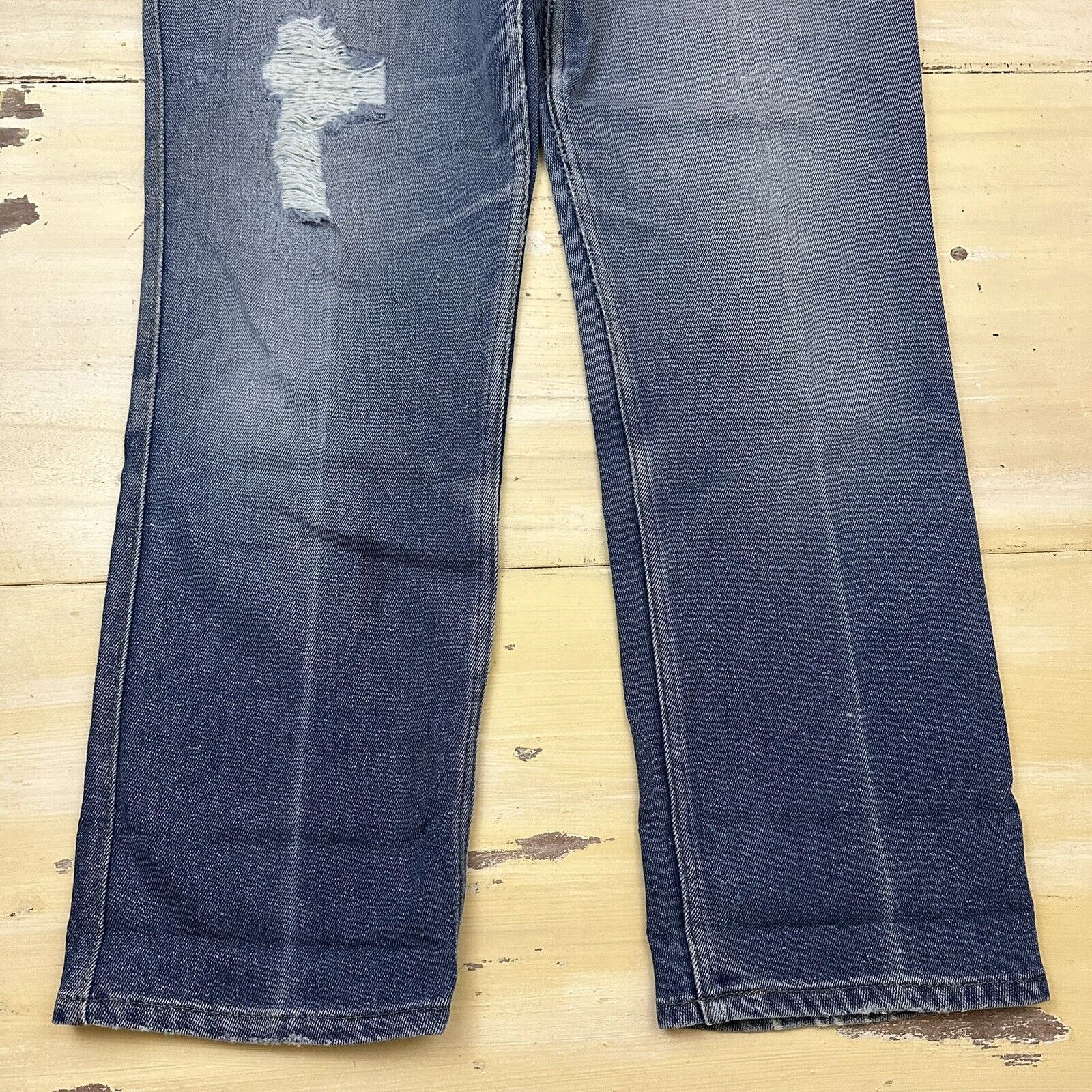 LEVIS 509 - Vtg 70s Faded Distressed Workwear Str… - image 4