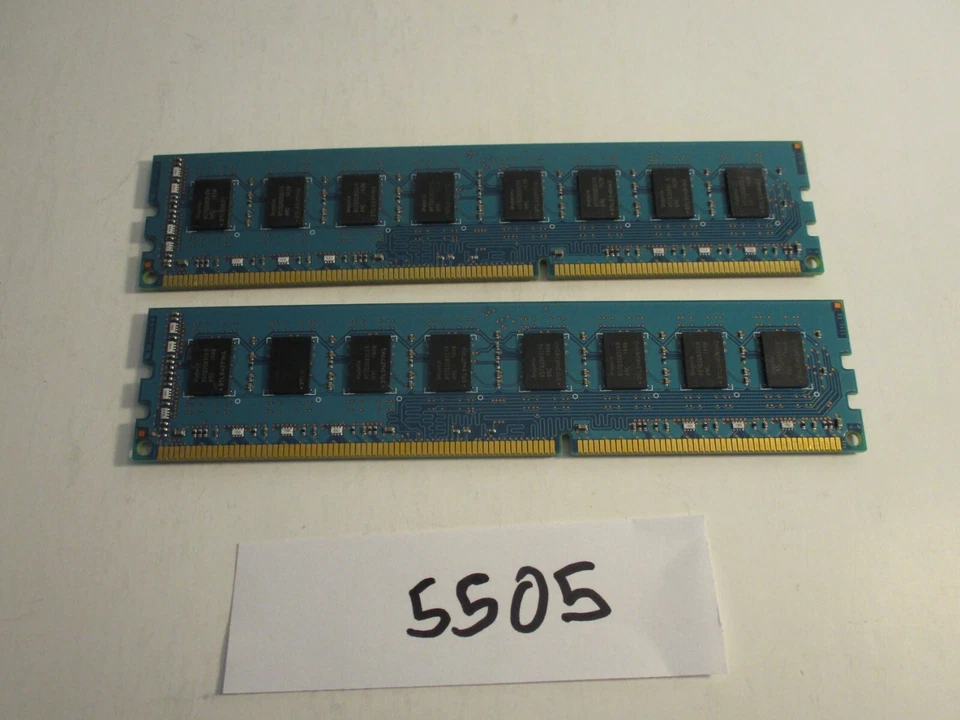 Hynix LOT of 2X4GB=8Gb  PC3-10600 1333Mhz DDR3 DESKTOP MEMORY RAM (5505) - Image 4 of 4