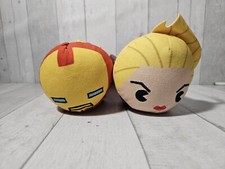 Yoobi X Iron Man  Captain Marvel Pencil Case Storage Pouches School - Set of 2