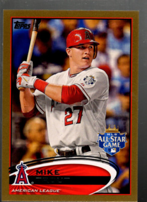 A6779- 2012 Topps Update Gold #US144 Mike Trout / - Nm-Mt + (Wie Abgebildet)
