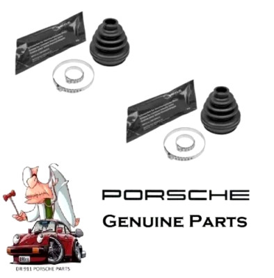 Porsche 911 Front Inner Axle Boot Kit SET GENUINE 99634929100 996