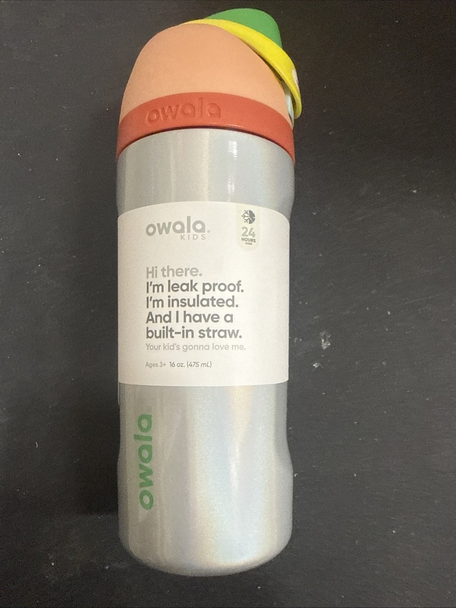 アメリカ限定カラー Owala 子ども用水筒 16オンス Owala Special Edition 16oz Kids' FreeSip Water Bottle - Opal Dream