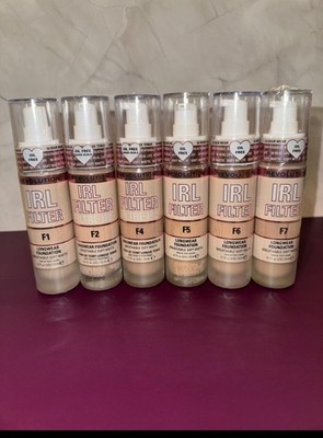 Makeup Revolution IRL Filter Longwear Foundation Soft Matte Oil Free0.77oz 2unit