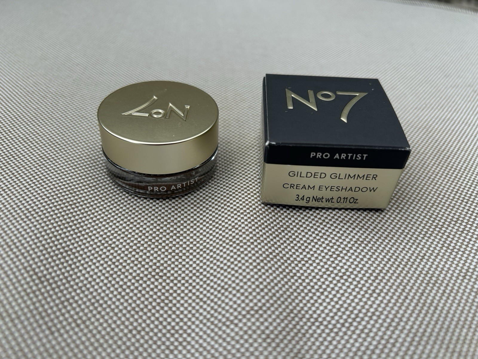 Boots No7 Pro Artist Gilded Glimmer Cream Eyeshadow - Forest Gold 3.4g BNIB