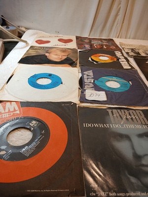 Lot Of 11 Records 45 Vintage Kenny Roger's Heart Roses Are Red Columbia Records