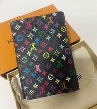Louis Vuitton x Murakami Takashi Passport Cover Multicolor Couverture W/Box