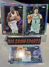 2025-26 Topps Chrome (3 Card Lot) LaMelo Ball/Rudy Gobert/Clint Capela Refractor