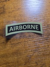 Airborne Tab Subdued 3in UV DTF Decal Waterproof Made In USA