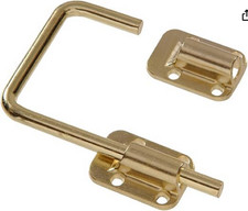 Hillman Sliding Door Latch 853098 2 1/2" Brass Finish Hardware Essentials Lock