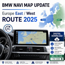 BMW/MINI FSC Navi Update Road Map Europe ROUTE 2025 Download (lebenslange Code)