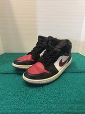 UPC 193654037642 product image for Nike Air Jordan 1 Mid Bred Toe 554724-066 Size 10.5 | upcitemdb.com