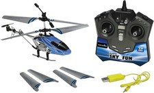 REVELL RC Helicopter Sky Fun RTF/3CH/2,4 GHz R/C Spielzeughelicopter, Blau