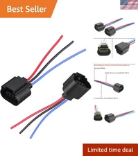 9008 H13 Female Adapter Wiring Harness Set