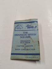  Machinist Helps SWANSON Speed Square Booklet 