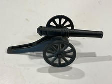 Vintage Cast Iron Miniature Cannon Model Civil War Replica Desktop Artillery Toy