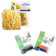 Baby Buddy Care Bundle; 1 Pack of Natural Yellow Sea Sponge,