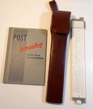 POST VERSALOG 1460 Engineer Slide Rule Case Belt Loop Instructions JAPAN E5