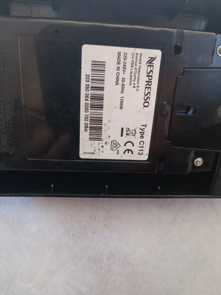 Macchina da caffè Nespresso Citiz Type C113  - Immagine 4 di 4