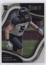 2022 Select Draft Picks Field Level White Prizm 13/35 George Karlaftis #123 n0c