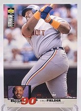 Cecil Fielder 1995 Upper Deck Collectors Choice Detroit Tigers 