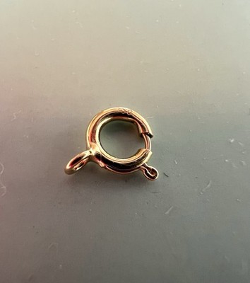 750er Federring Verschluss Gelbgold,  5,00 mm