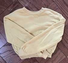 Wild Fable Cropped Yellow Sweater Size Small