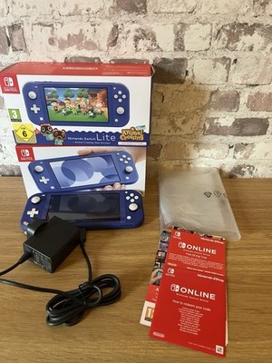 Nintendo Switch Lite Blau Konsole Originalverpackt + Ladegerät Top Zustand