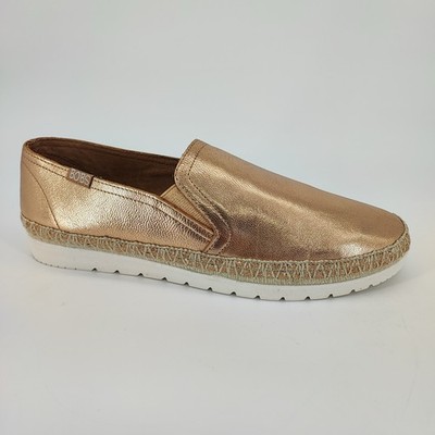 Skechers Bobs Flexpadrille 3.0 Women's Size 9 Flats Knit Gold Sparkle Casual