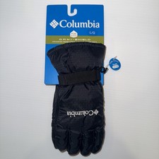 Columbia Omni-Shield Winter Gloves, Advanced Repellency, Youth 14-16 L, Black 