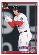 ALEX BREGMAN TOPPS 1991 35TH ANNIVERSARY RETRO CUBS RED SOX #T91-70 2026 26 S1