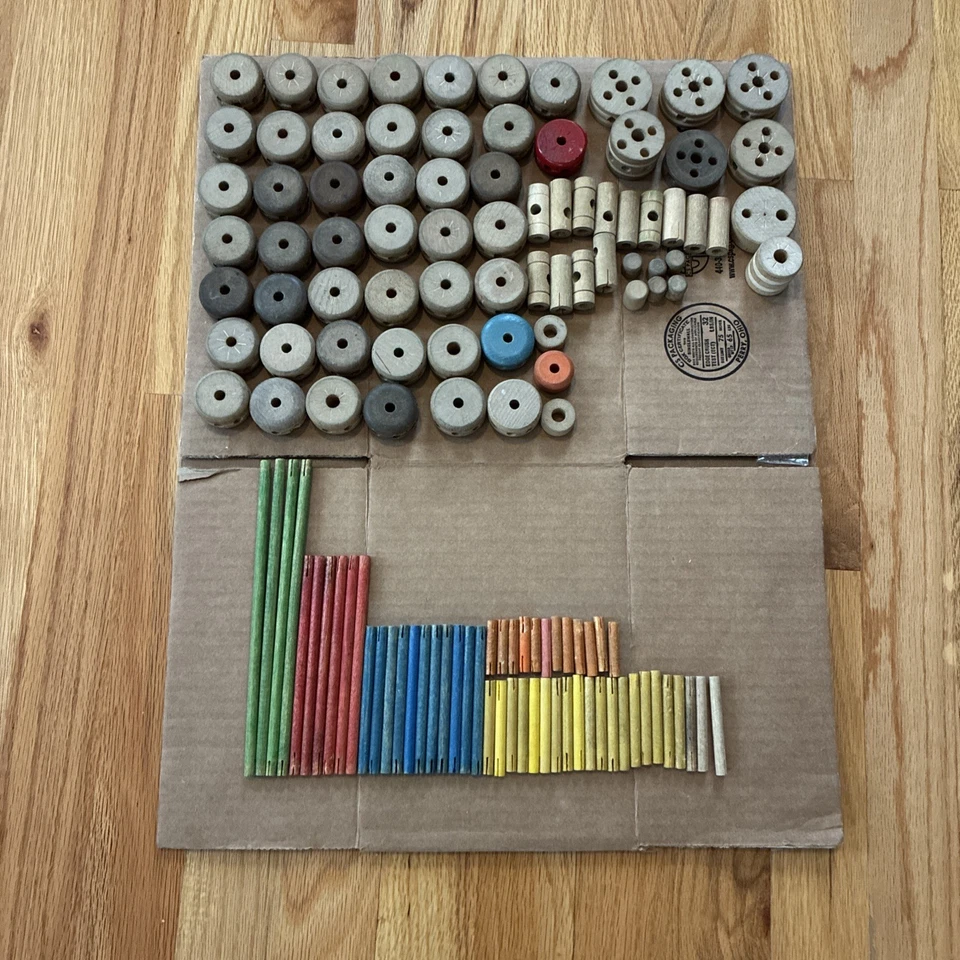 Vintage Tinkertoy Pieces-Replacement Parts - Image 1 of 1