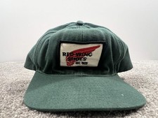 Red Wing Shoes Hat Cap Snap Back Green Patch ...